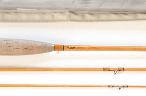 Leonard 48H Fly Rod 7' 3/2 #3/4 - rod sections with wrapping detail