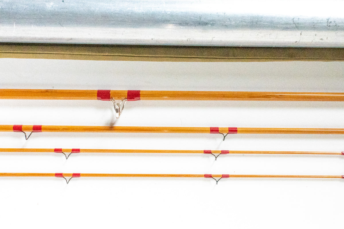 Leonard 51DF Tournament Fly Rod 9' 3/2 #6 - rod sections with wrapping detail