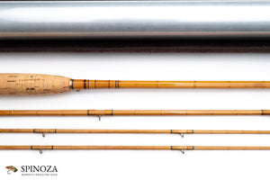 HL Leonard Bamboo Fly Rod 8' 3/2 #5 - maker's marking and inscription