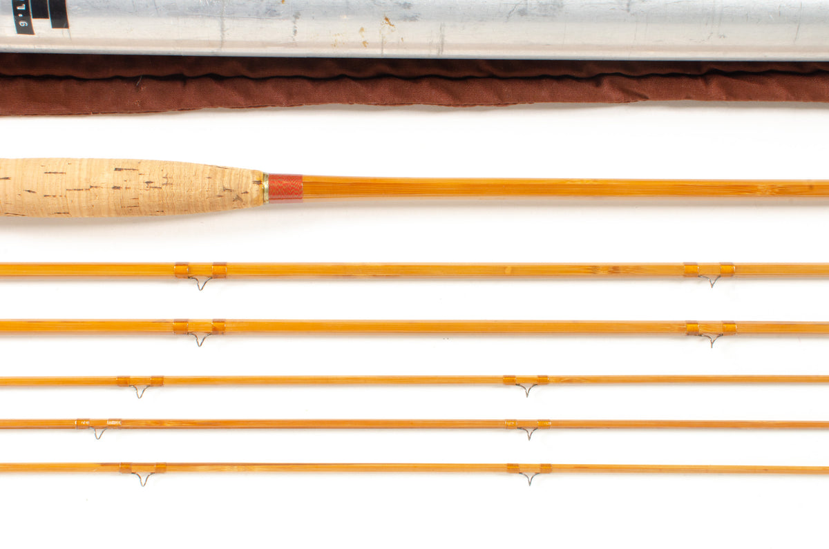 HL Leonard Fly Rod 9' 3/3 #6 - maker's marking and inscription