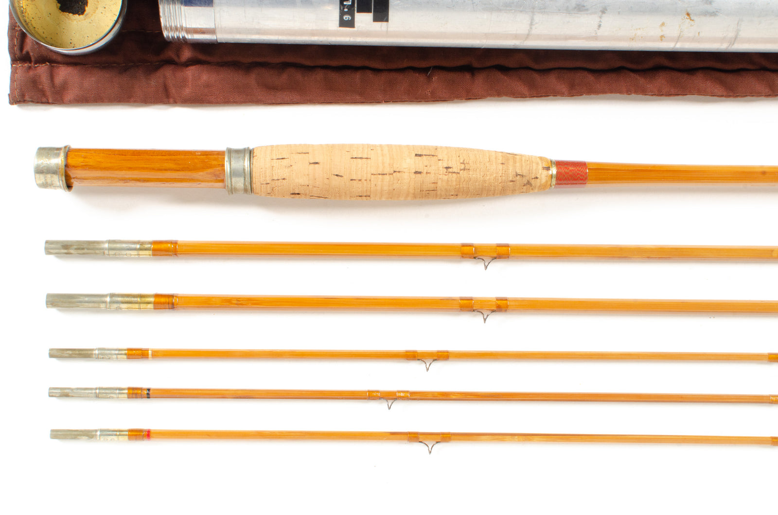 HL Leonard Fly Rod 9' 3/3 #6 - grip and reel seat close-up