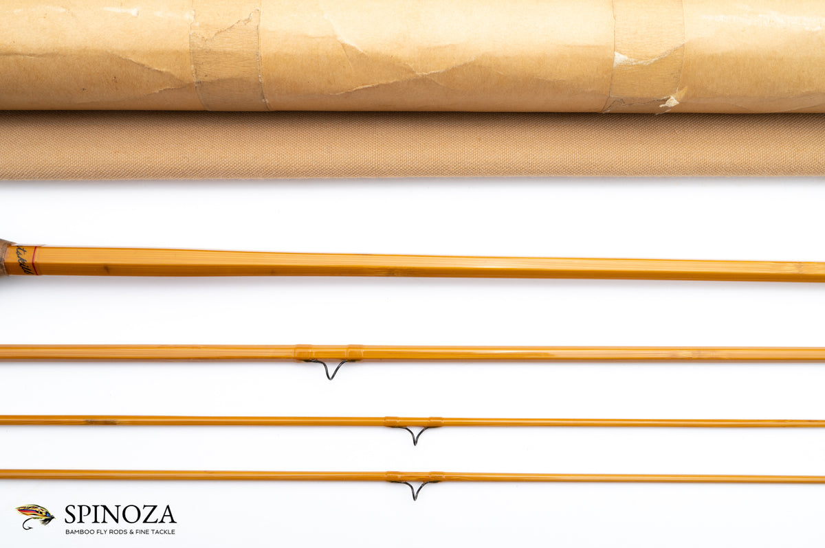 Leonard Catskill 49-3 Bamboo Fly Rod 7'6" 3/2 #3 - rod sections with wrapping detail