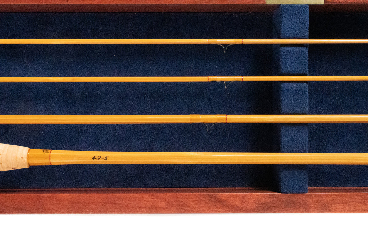 Leonard 49-5 Catskill Fly Rod 7'6" 3/2 #5 - rod sections with wrapping detail
