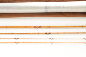 Leonard Catskill Fly Rod 8' 3/2 #3/4 - rod sections with wrapping detail