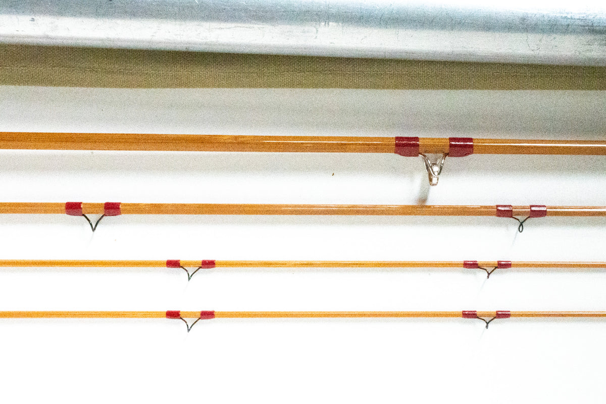 Leonard 50DF Tournament Fly Rod 8' 3/2 #5 - rod sections with wrapping detail