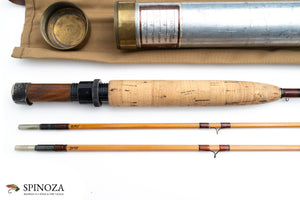 Leonard Duracane Fly Rod 8' 2/2 #6 - grip and reel seat close-up