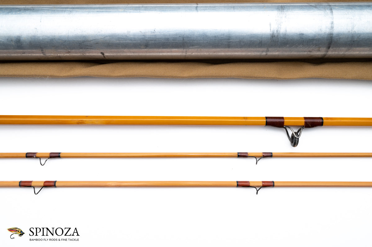Leonard Duracane Fly Rod 8' 2/2 #6 - rod sections with guides