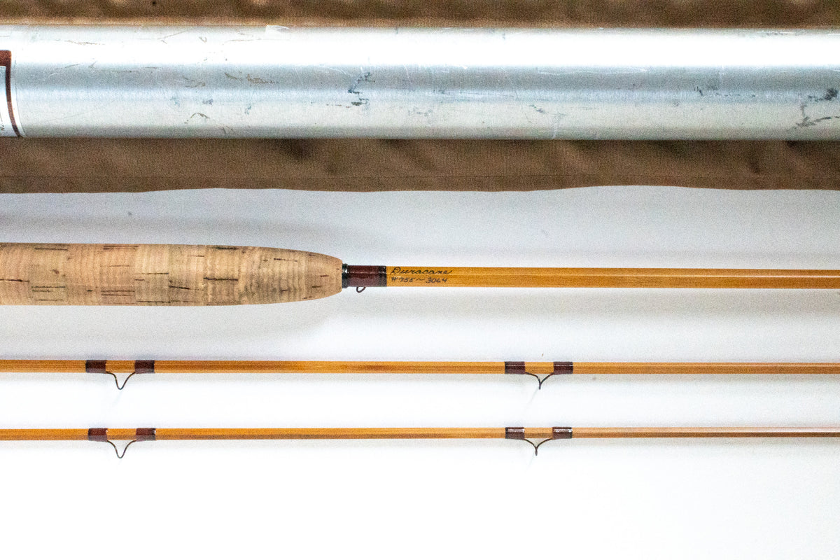 Leonard Model 755 Duracane Fly Rod 7'6" 2/2 #5 - maker's marking and inscription