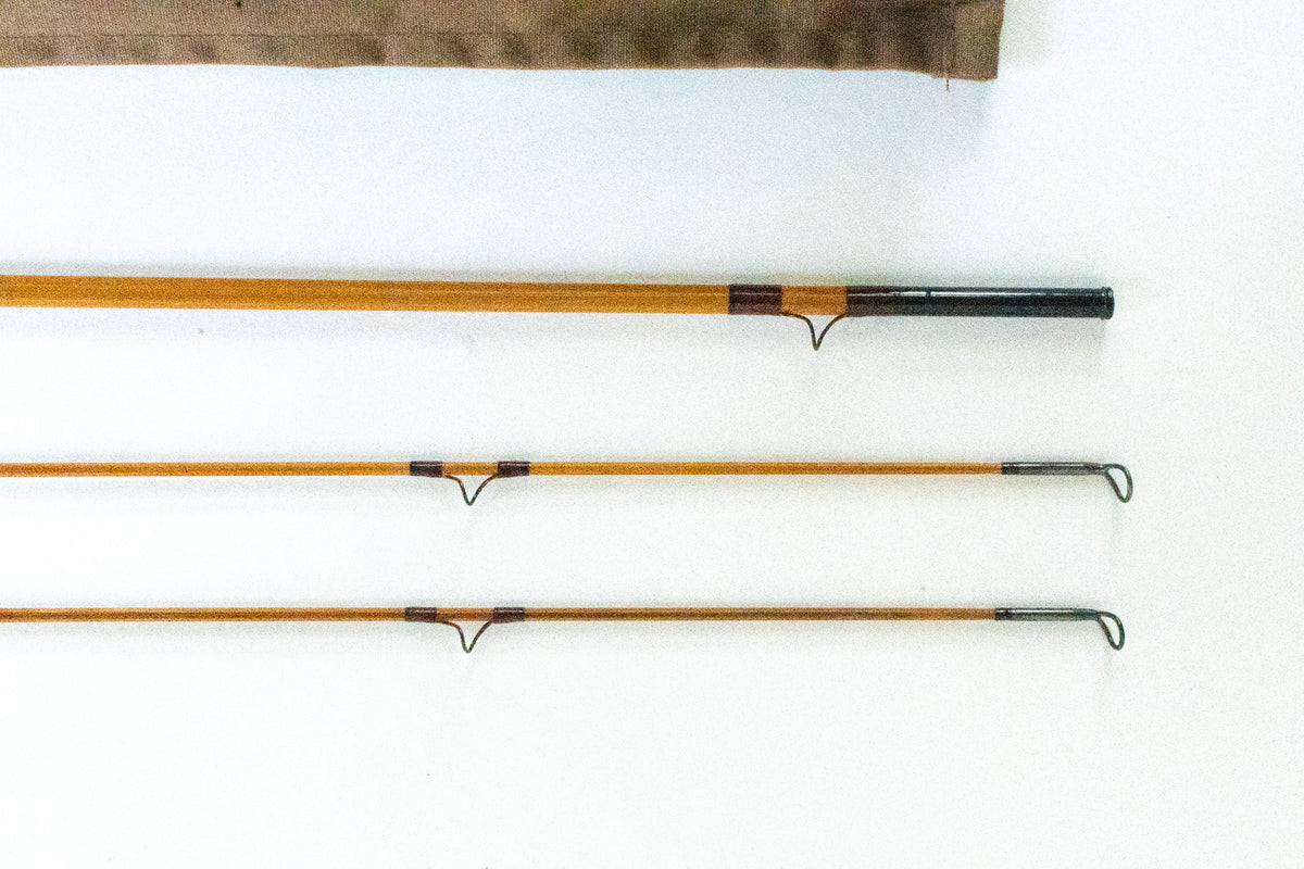 Leonard Model 755 Duracane Fly Rod 7'6" 2/2 #5 - ferrule detail and joints