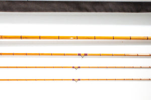 Leonard Fairy Catskill Fly Rod 8' 3/2 #2/3 - rod sections with wrapping detail