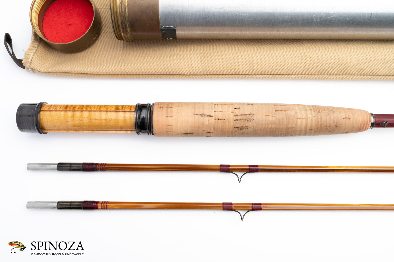 HL Leonard 39-5 Hunt Bamboo Fly Rod 7'6" 2/2 #5