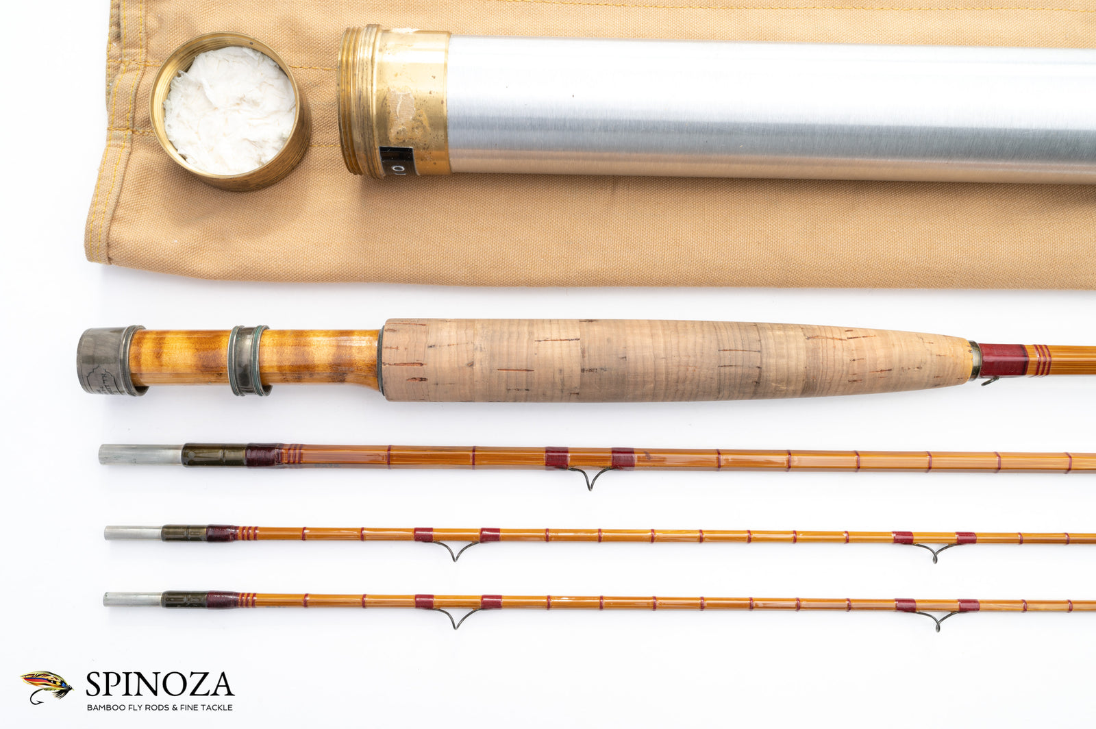 HL Leonard 51-5 Hunt Special Fly Rod 8'6" 3/2 #5 - grip and reel seat close-up