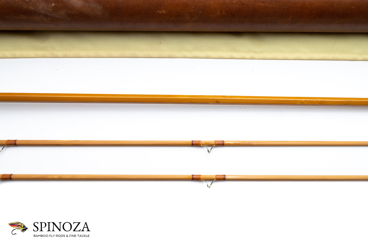 HL Leonard Model 37H Bamboo Fly Rod 6'6" 2/2 #4 - rod sections with wrapping detail