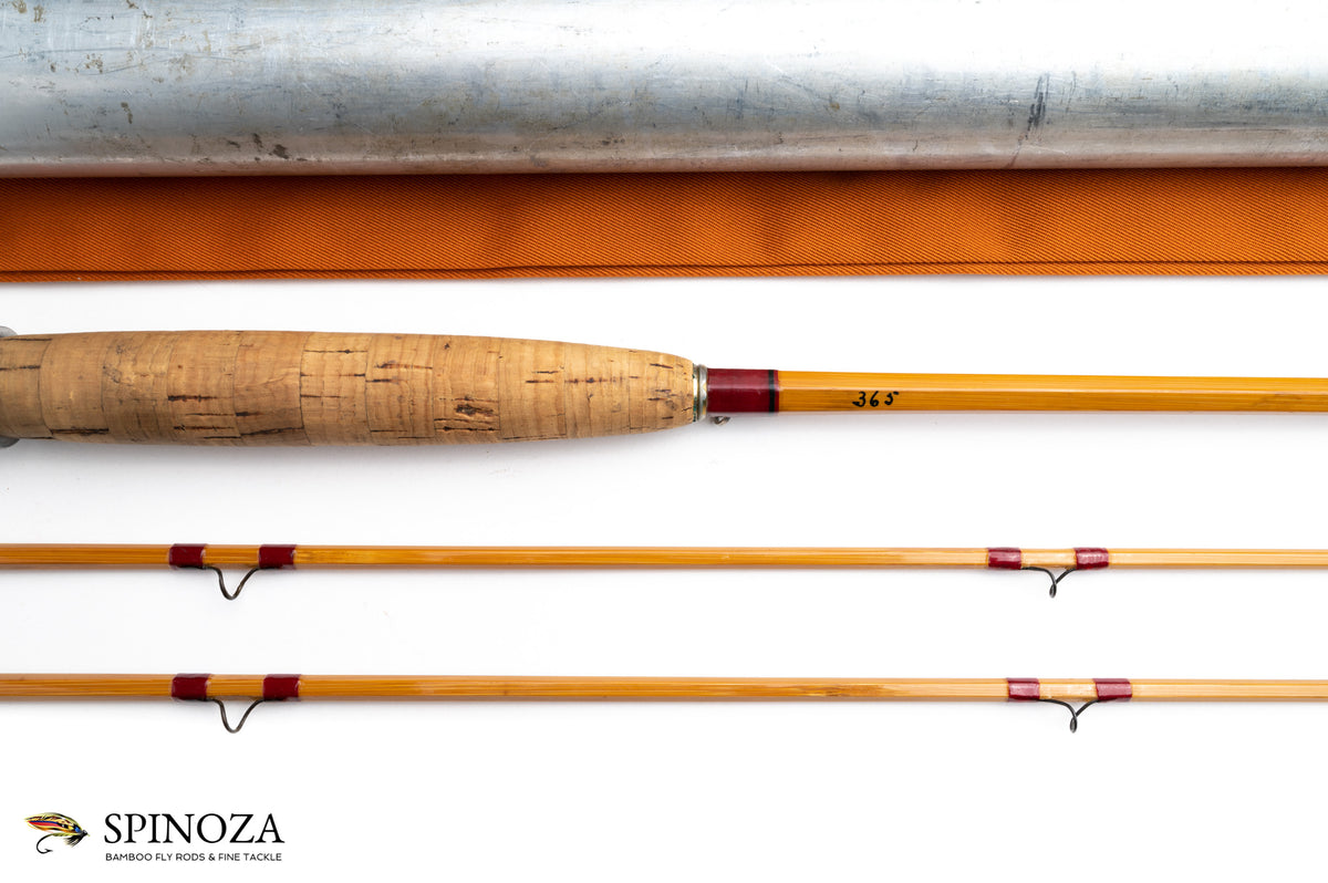 Leonard Model 39H Fly Rod 7'6" 2/2 #5/6 - maker's marking and inscription