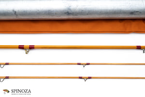 Leonard Model 39H Fly Rod 7'6" 2/2 #5/6 - guide detail and spacing