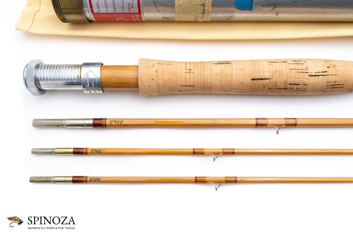 HL Leonard 50H Fly Rod 8' 3/2 #6 - grip and reel seat close-up