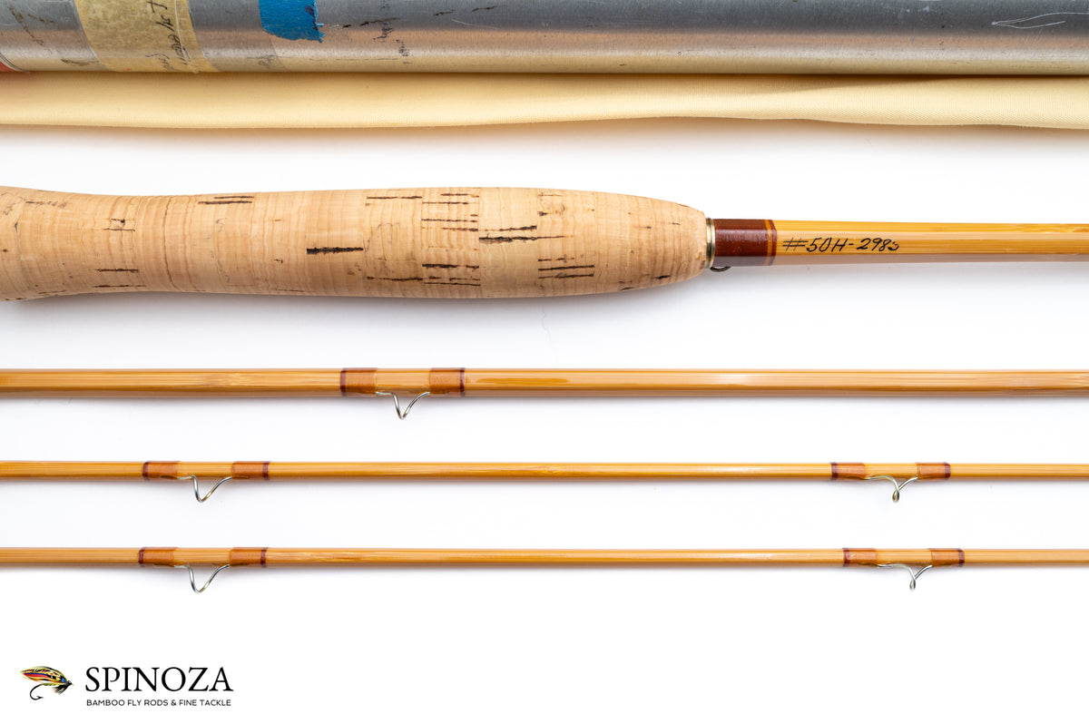 HL Leonard 50H Fly Rod 8' 3/2 #6 - maker's marking and inscription