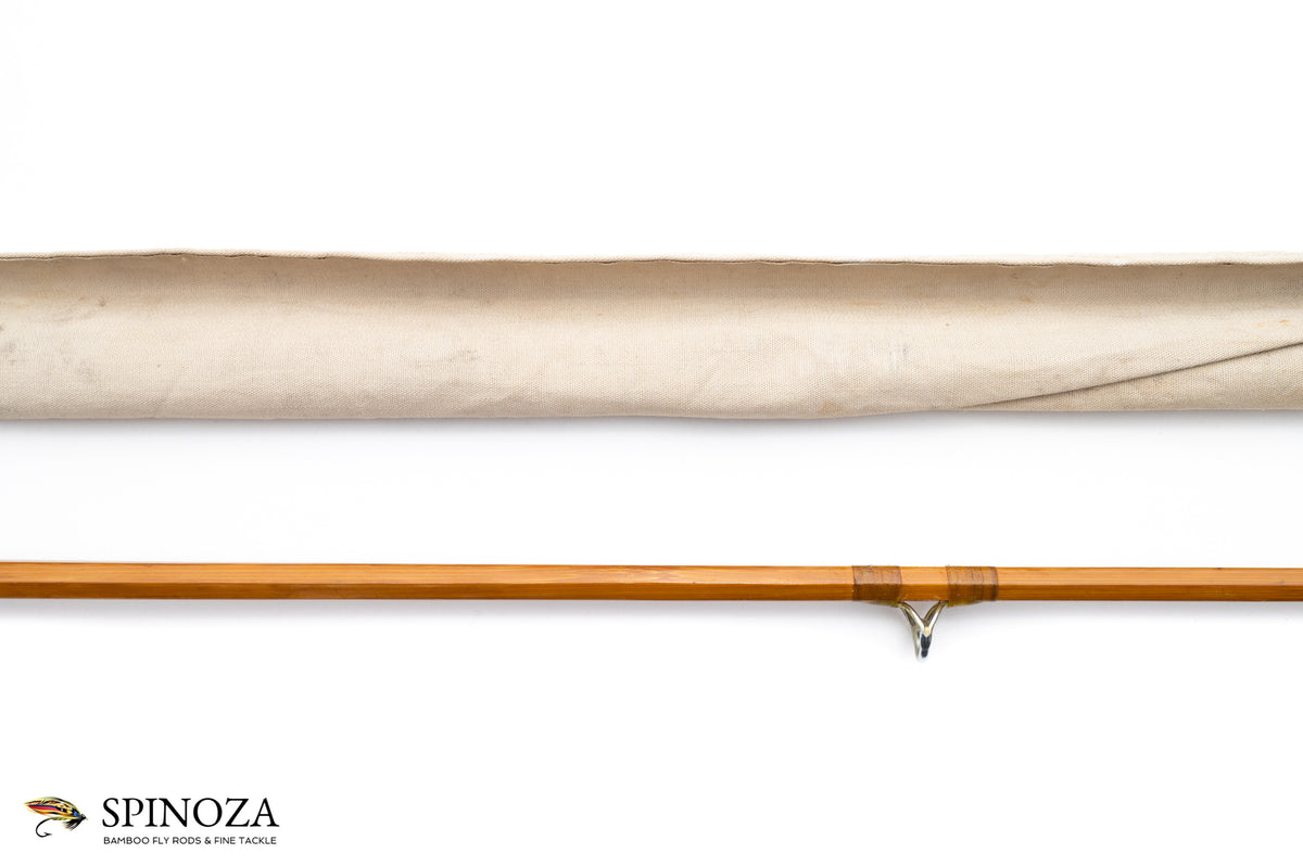 HL Leonard Bamboo Fly Rod 8' 1/1 #4 - rod sections with wrapping detail