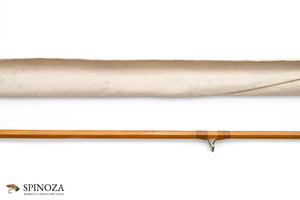 HL Leonard Bamboo Fly Rod 8' 1/1 #4 - rod sections with wrapping detail