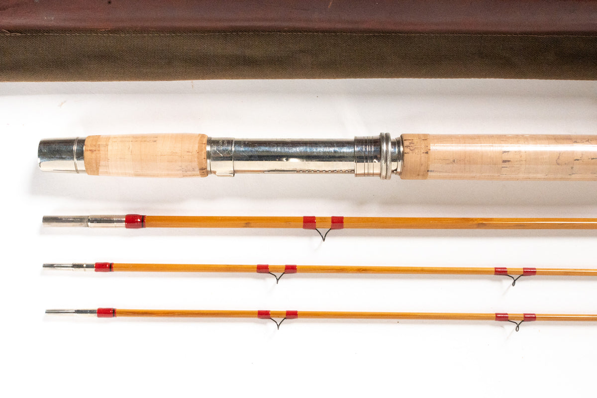 Leonard Special Tournament Fly Rod 8'6" 3/2 #6/7 - grip and reel seat close-up