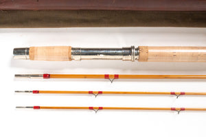 Leonard Special Tournament Fly Rod 8'6" 3/2 #6/7 - grip and reel seat close-up