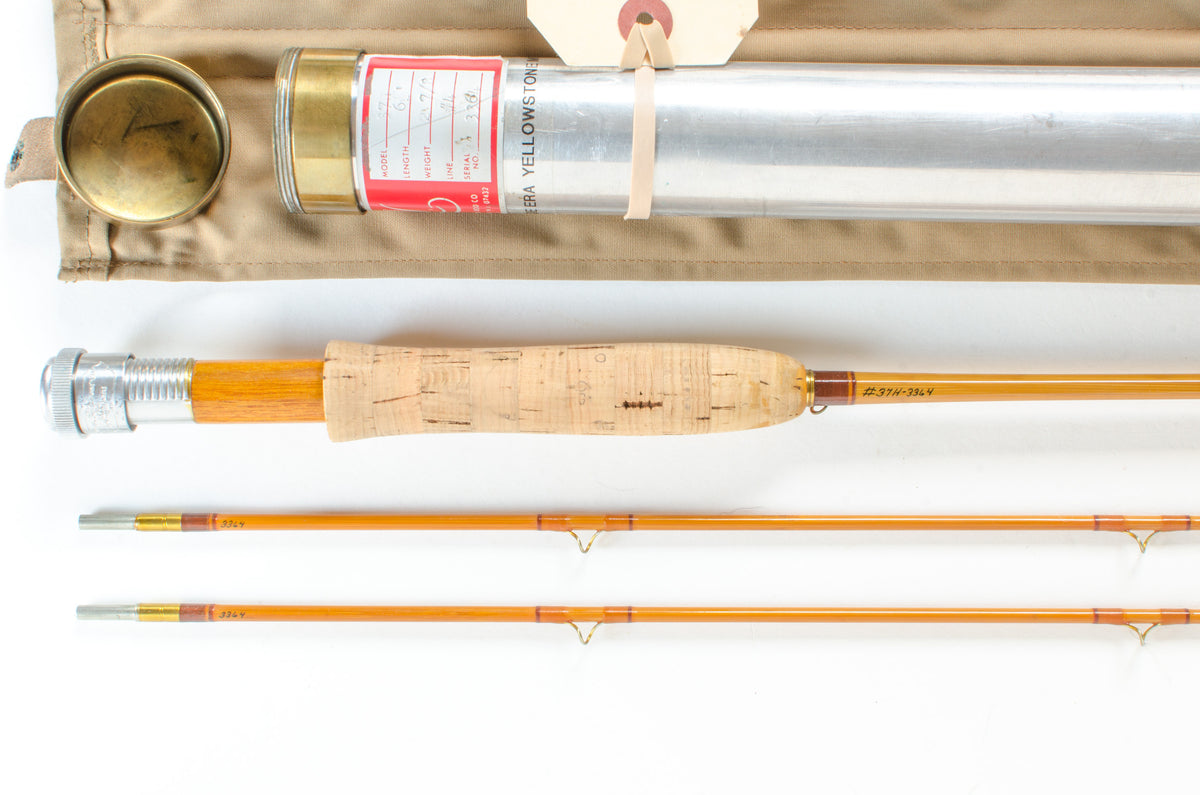 Leonard 37H Fly Rod 6'6" 2/2 #4 - grip and reel seat close-up