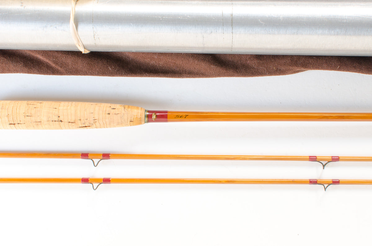 Leonard 38H Fly Rod 7' 2/2 #4 - maker's marking and inscription