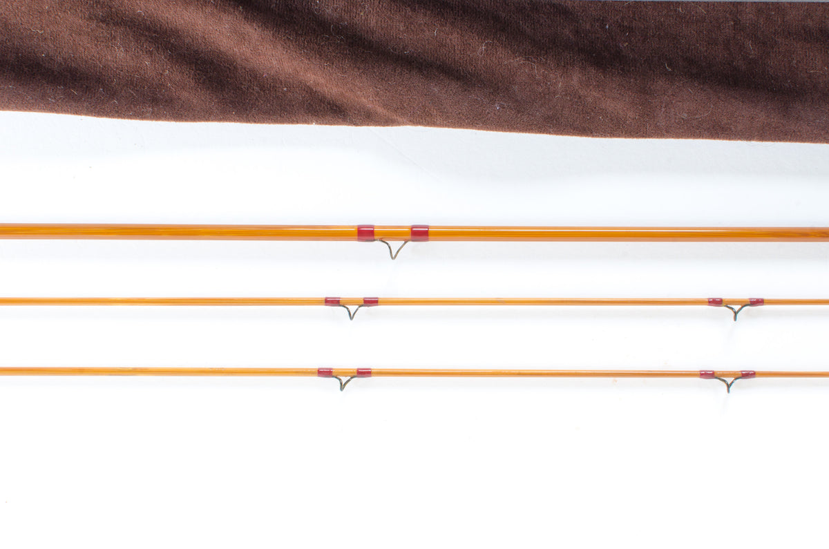 Leonard 38H Fly Rod 7' 2/2 #4 - rod sections with wrapping detail