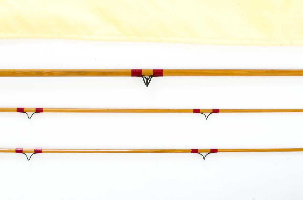 Leonard 38H Fly Rod 7' 2/2 #4 - 3 (rod sections with wraps and guides)