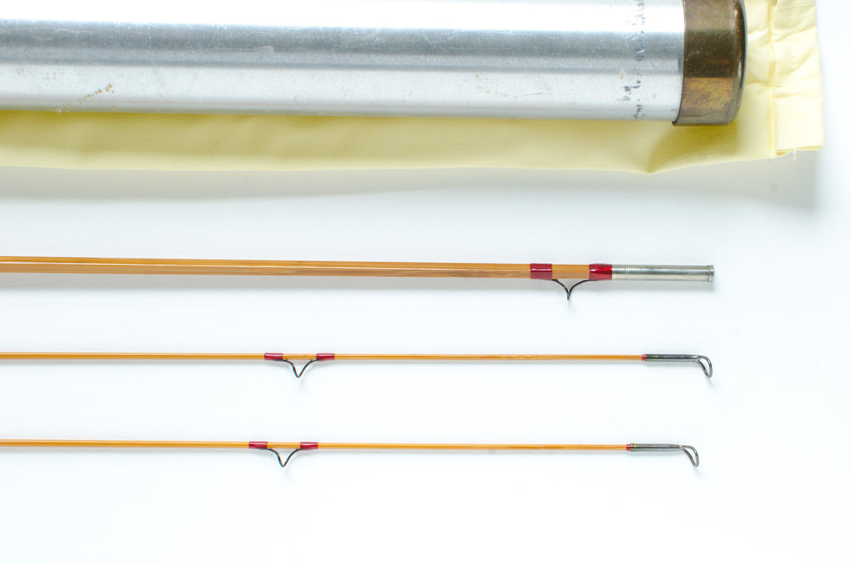 Leonard 38H Fly Rod 7' 2/2 #4 - rod sections with wrapping detail