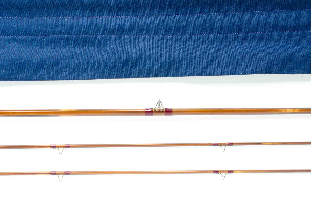 Leonard 38M-4 Fly Rod 7' 2/2 #4 - rod sections with wrapping detail