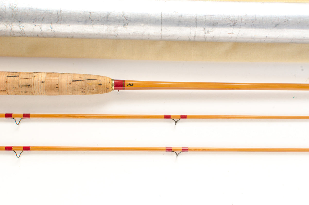 Leonard 39-5 Fly Rod 7'6" 2/2 #5 - maker's marking and inscription