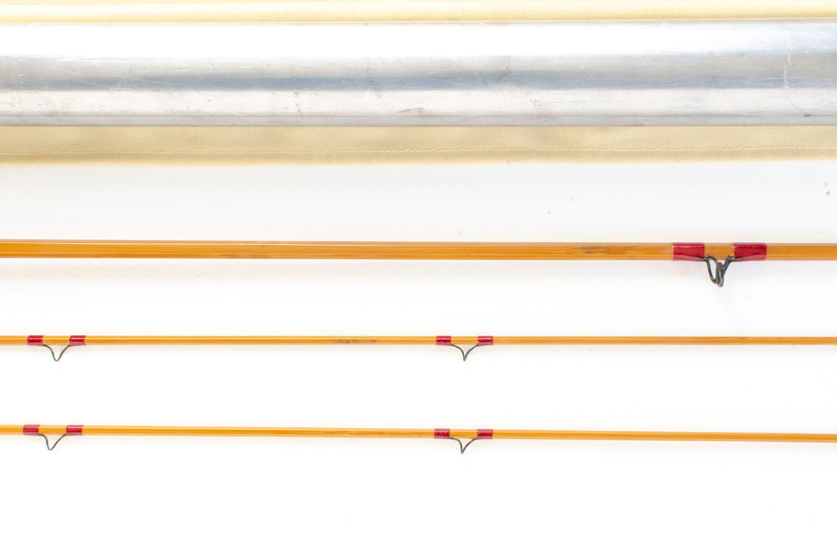 Leonard 40-4 Fly Rod 8' 2/2 #4 - rod sections with wrapping detail