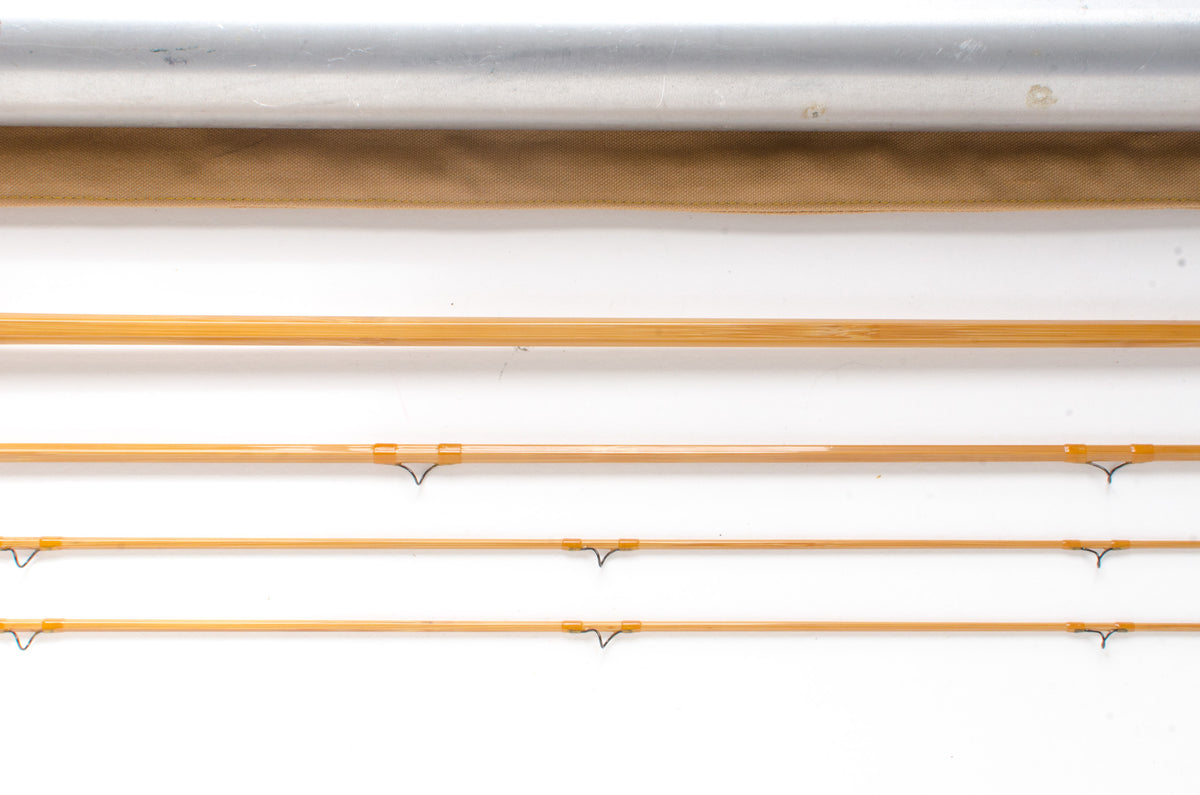 Leonard 50-5 Fly Rod 8' 3/2 #5 - rod sections with wrapping detail