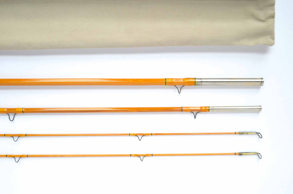 Leonard 50.5 Fly Rod 8'6" 3/2 #4/5 - rod sections with wrapping detail