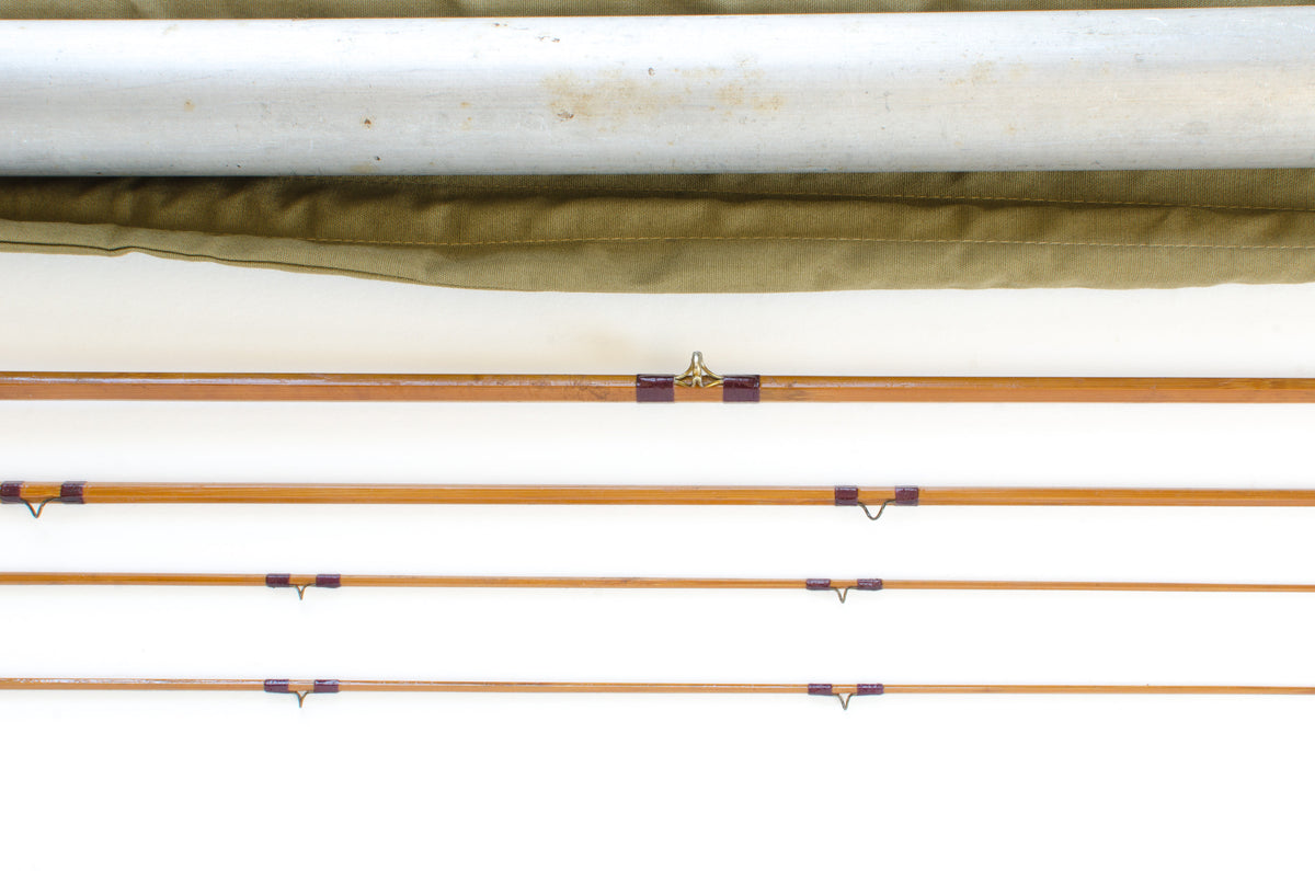 Leonard 50 Fly Rod 8' 3/2 #5 - rod sections with wrapping detail