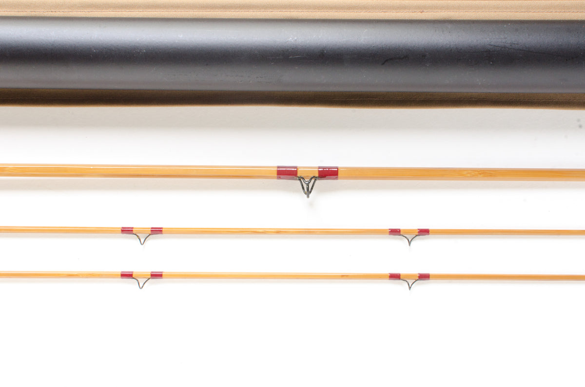 Leonard Fly Rod 8' 2/2 #5/6 - rod sections with wrapping detail