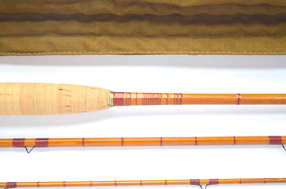 Leonard Catskill Fly Rod 8'6" 3/2 #4 - maker's marking and inscription
