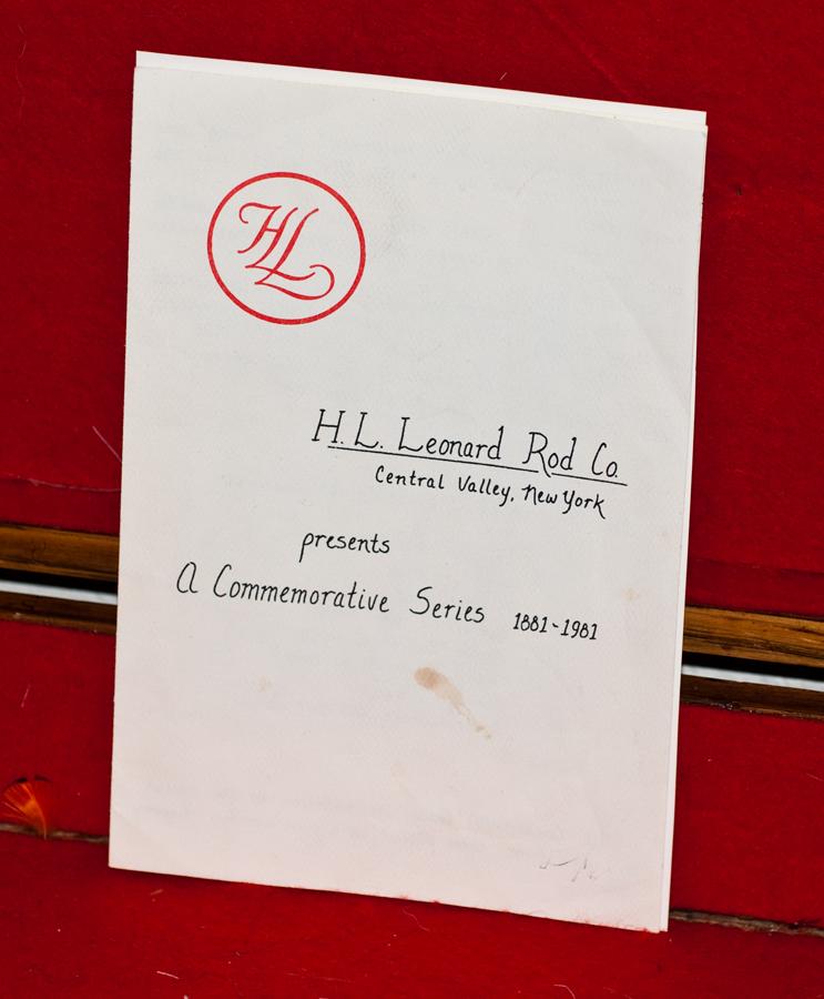 Leonard Rod Co. Commemorative Series Rod Catalog 1980-1981
