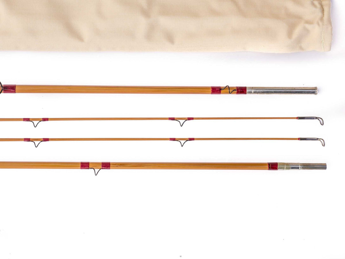 Leonard DF50 Fly Rod 8' 3/2 #6 - rod sections with wrapping detail