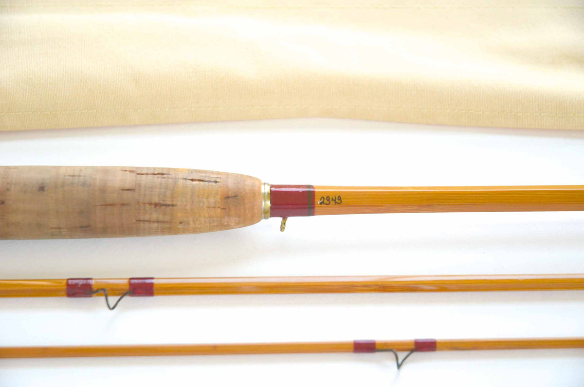 Leonard DF50 Fly Rod 8' 3/2 #6 - rod sections with wrapping detail