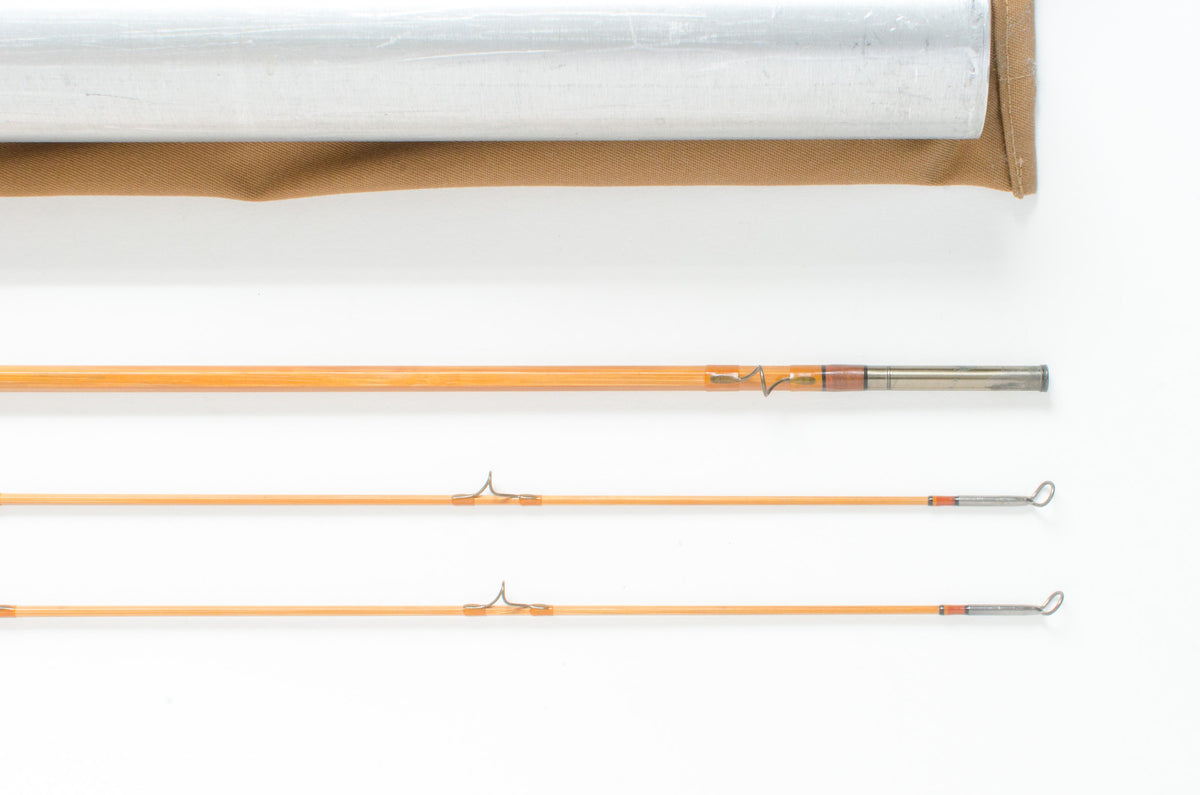 Leonard Duracane Fly Rod 7’6″ 2/2 #5 - rod sections with wrapping detail