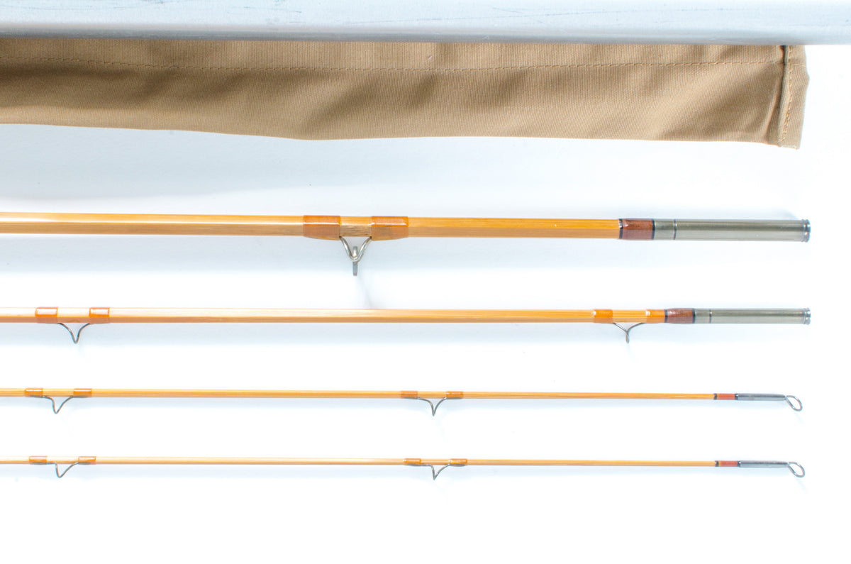 Leonard Duracane Fly Rod 8′ 3/2 #5 - rod sections with wrapping detail