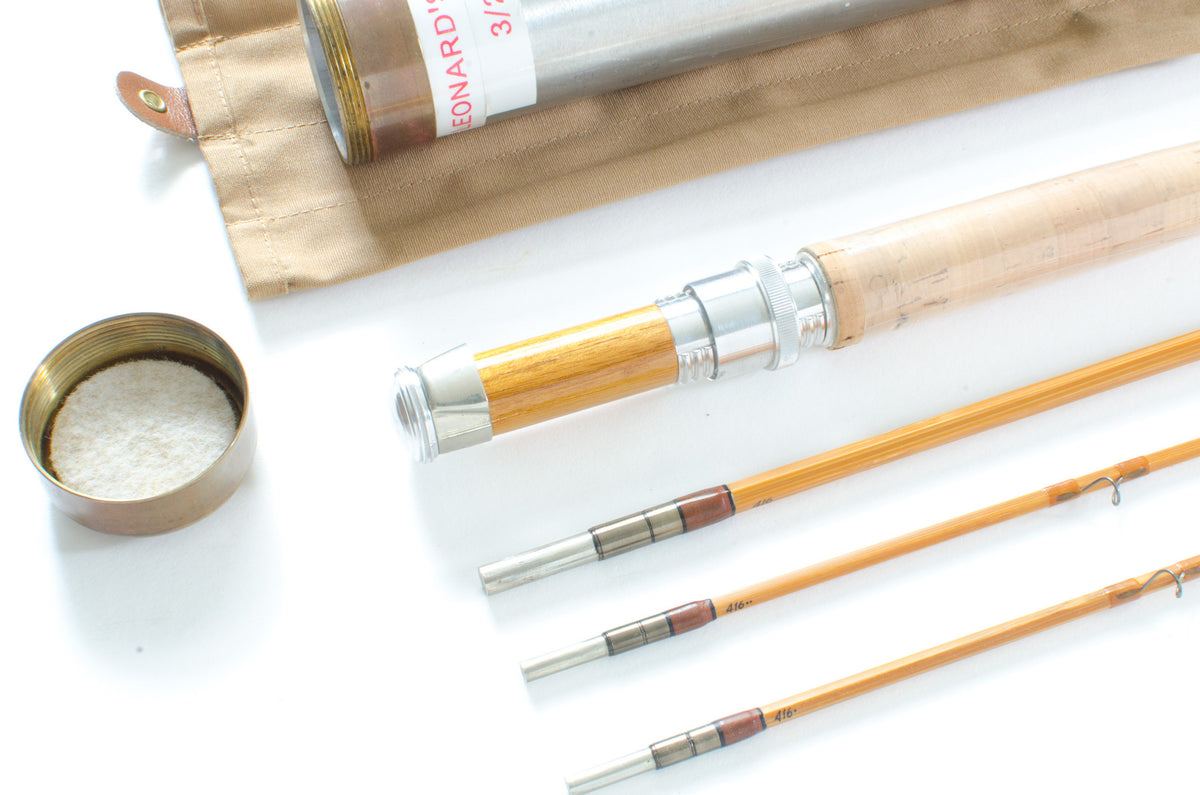 Leonard Duracane Fly Rod 8′ 3/2 #5 - guide wrapping and spacing