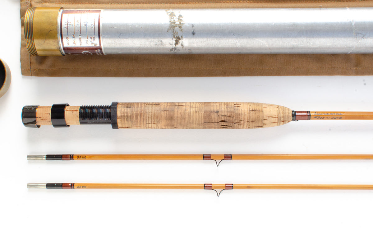 Leonard Duracane Fly Rod 8' 2/2 #5 - grip and reel seat close-up