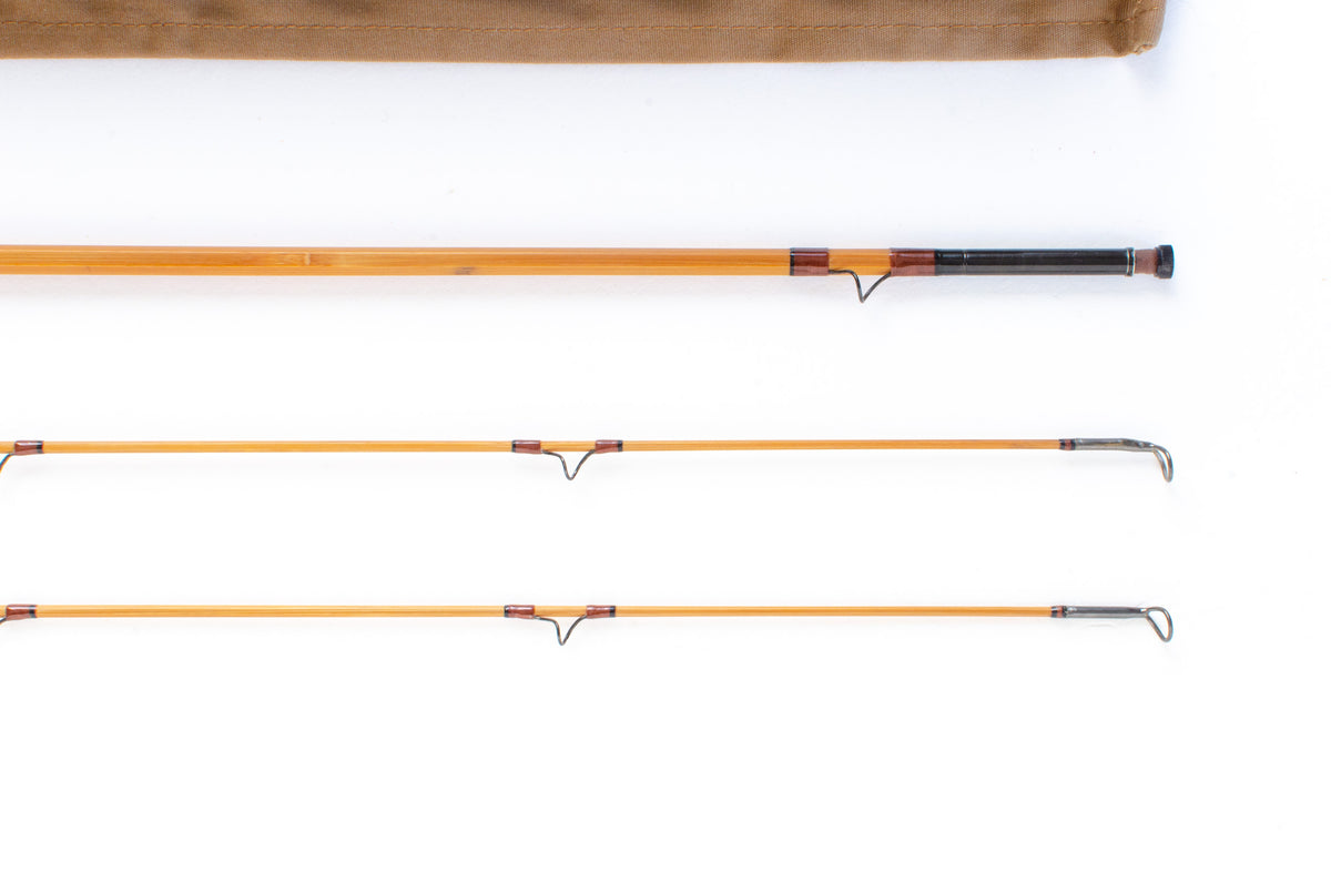 Leonard Duracane Fly Rod 8' 2/2 #5 - guide wrapping and spacing