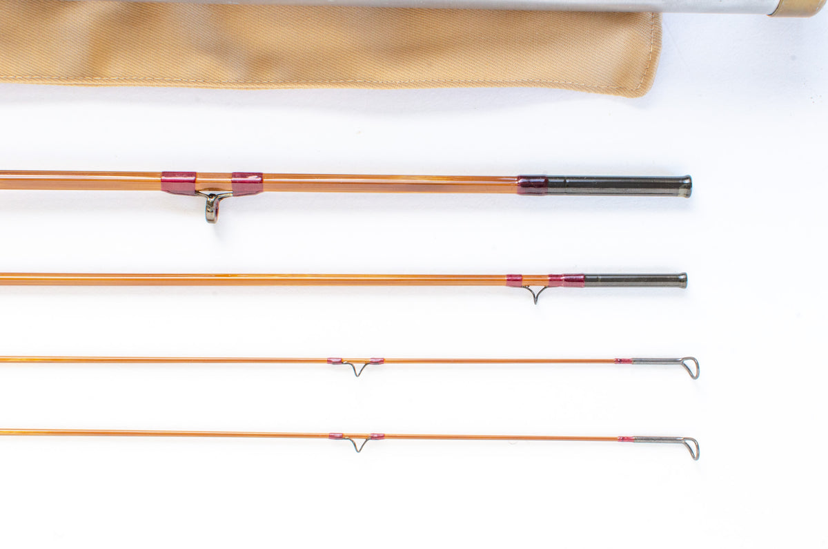 Leonard Hunt 48-4 Fly Rod 7' 3/2 #4 - guide wrapping and spacing
