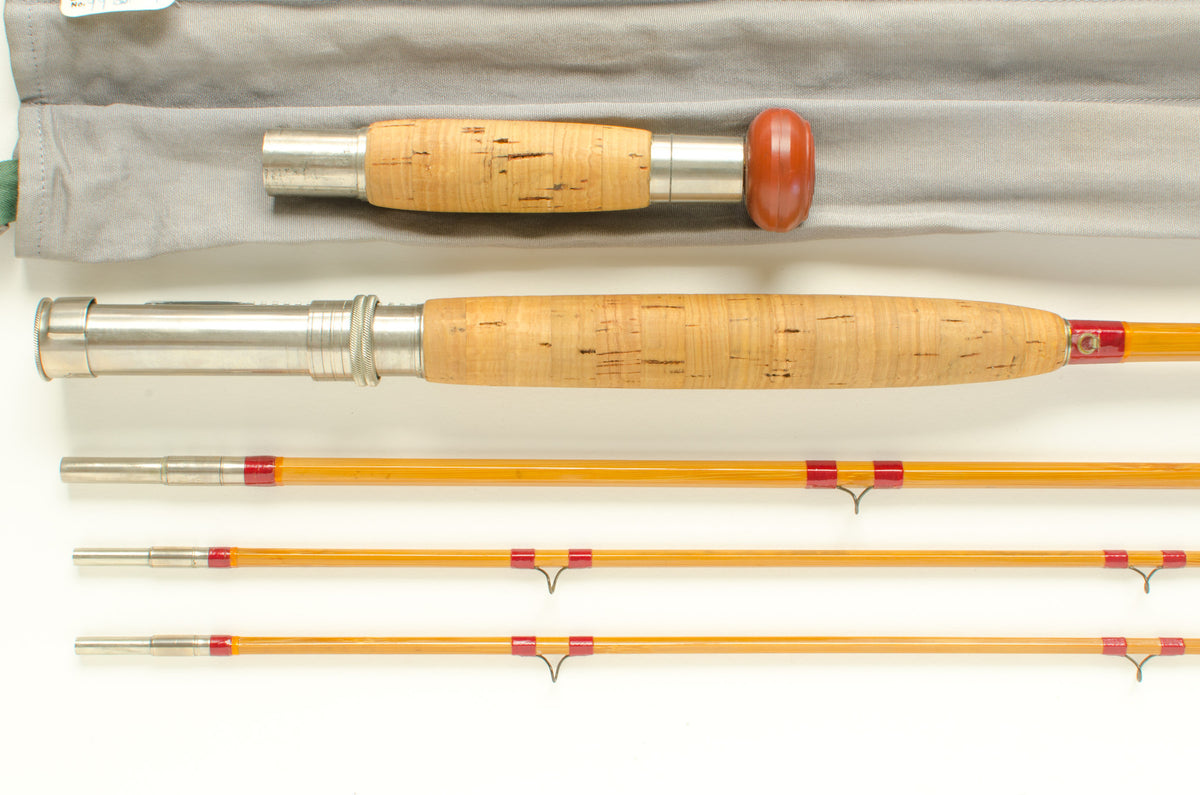 Leonard Salmon Fly Rod 9'9" 3/2 #7 - grip and reel seat close-up