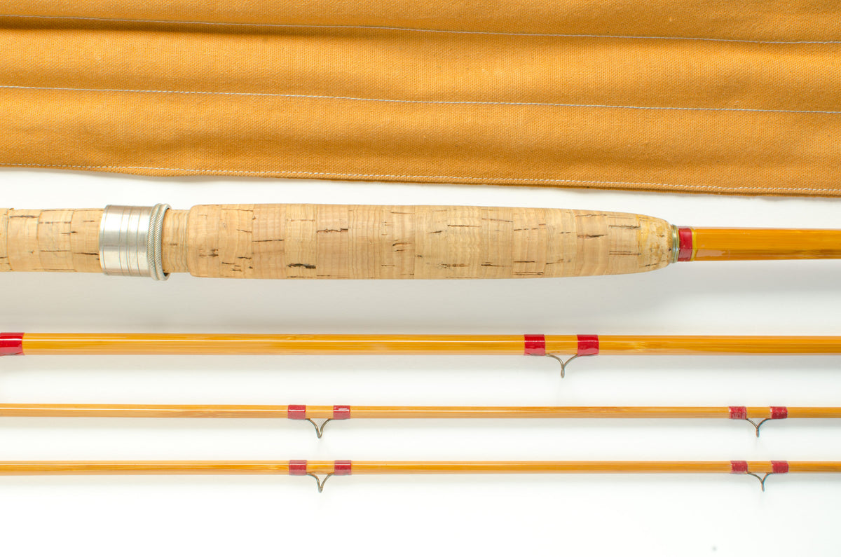 Leonard Salmon Fly Rod 11' 3/2 #9-10 - rod sections with wrapping detail
