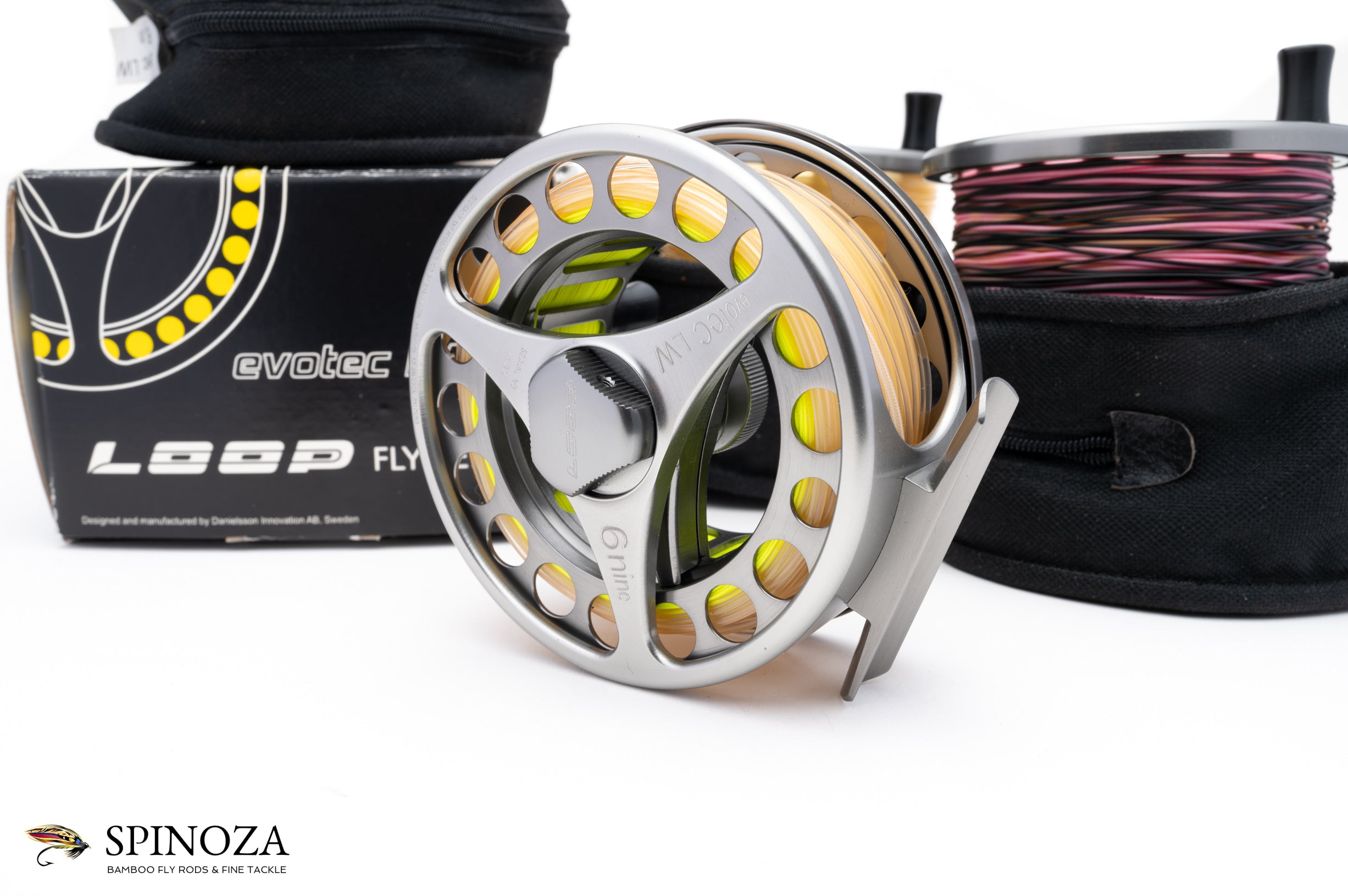Loop Evotec LW 6nine Fly Reel with Two Spare Spools - Spinoza Rod Company Loop Evotec LW 6nine Fly Reel with Two Spare Spools - Spinoza Rod Company